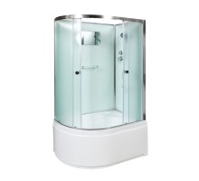 Душевая кабина Avacan D120R AVA 120x80 без крыши, правая, стекла матовые, профиль хром