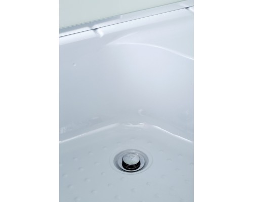 Душевая кабина AvaCan D120R AVA 120x80 без крыши, правая, стекла матовые, профиль хром