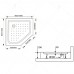 Душевой поддон трапеция RGW LUX/TN-TR белый акрил cерия Acryl (90*90*150) 16180599-41