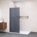 Душевая перегородка RGW Walk In WA-010B 70х195 см стекло матовое, профиль черный