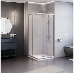 Душевой уголок RGW Dolphin TN-205-J 80x80 28912588-11 стекло прозрачное, профиль хром