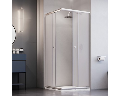 Душевой уголок RGW Dolphin TN-205-J 80x80 28912588-11 стекло прозрачное, профиль хром