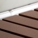 Душевая кабина AvaCan EM1580NLED+GM AVA 80x80 б/к, с LED и гидромассажем, стекла с узором, профиль хром