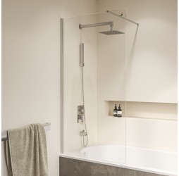 Стационарная шторка на ванну RGW SC-050 70*150 прозрачное стекло 6 мм 351105007-11