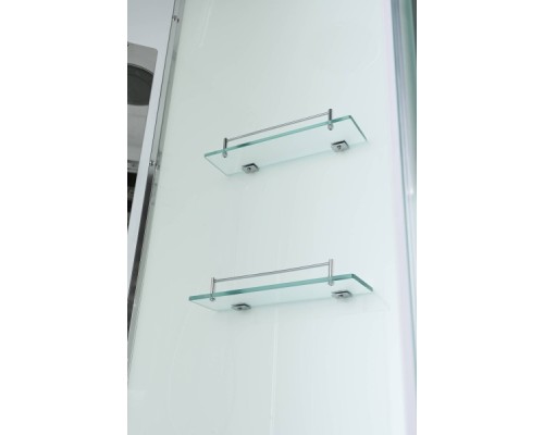 Душевая кабина Avacan EM5812RNT AVA 120x80 правая, без крыши, стекла прозрачные, профиль хром