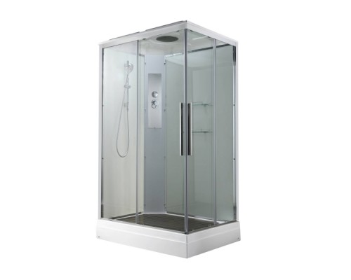 Душевая кабина AvaCan K2011 AVA 110x90 стандарт, стекла прозрачные, профиль хром
