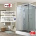 Душевая кабина AvaCan K2011 AVA 110x90 стандарт, стекла прозрачные, профиль хром