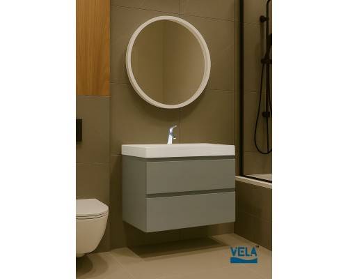 Тумба подвесная Vela Мира 70П под Classica (серый) TU5571