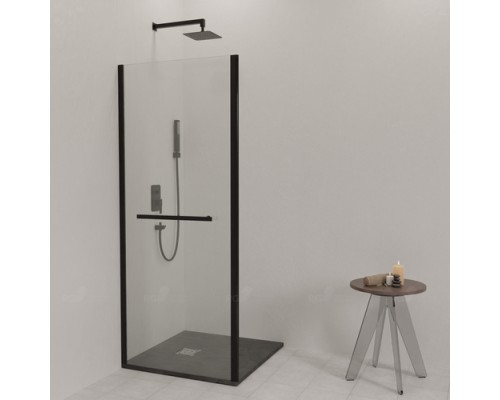 Боковую стенку дверь  RGW Z-060-1-B прозрачное cтекло цвет профиля 6 мм 352206100-14