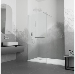 Душевую перегородку RGW WA-040 неподвижное Walk In cтекло Прозрачное 8 мм 100*195