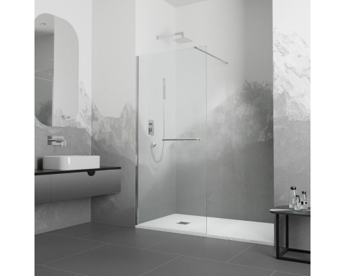 Душевая перегородка RGW WA-040 неподвижное Walk In cтекло Прозрачное 8 мм 100*195  35104010-11