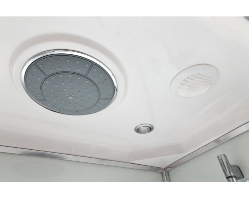 Душевая кабина AvaCan D120SREL AVA 120x80 с электрикой, правая, стекла матовые, профиль хром