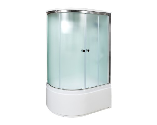 Душевая кабина AvaCan D120SREL AVA 120x80 с электрикой, правая, стекла матовые, профиль хром