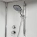 Душевая кабина AvaCan D120SREL AVA 120x80 с электрикой, правая, стекла матовые, профиль хром