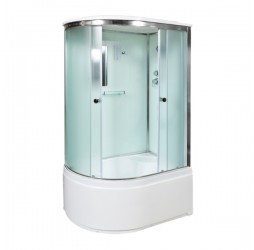 Душевая кабина Avacan D120SREL AVA 120x80 с электрикой, правая, стекла матовые, профиль хром