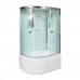 Душевая кабина AvaCan D120SREL AVA 120x80 с электрикой, правая, стекла матовые, профиль хром