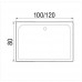 Душевой поддон акриловый прямоугольный  RIVER WEMOR 120/80/41 S 1200*800*410 мм