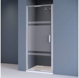 Складная душевая дверь RGW SV-05 100*195 прозрачное-матовое- прозрачное стекло 8 мм 70320510-201