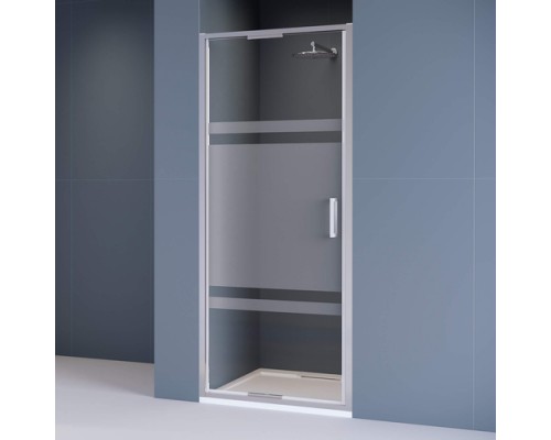 Складная душевая дверь RGW SV-05 100*195 прозрачное-матовое- прозрачное стекло 8 мм 70320510-201