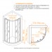 Душевой уголок RGW Classic CL-56 80x80 06095688-31 стекло тонированное, профиль хром