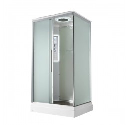 Душевая кабина Avacan KD2912LED AVA 120x90 LED, стекла матовые, профиль хром