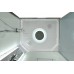 Душевая кабина AvaCan KD2912LED AVA 120x90 LED, стекла матовые, профиль хром