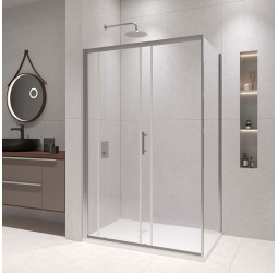 Душевой уголок, прямоугольный RGW PA-145 прозрачное стекло 6 мм цвет проф. хром 80*120*185 020814582-11