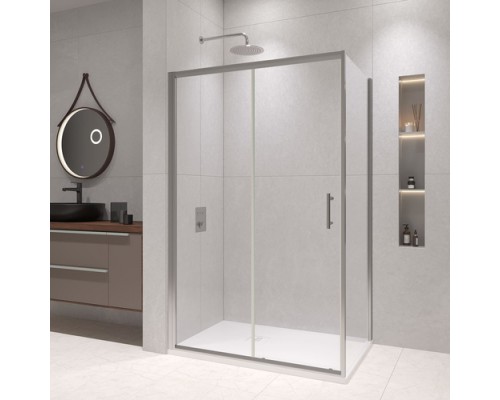 Душевой уголок, прямоугольный RGW PA-145 прозрачное стекло 6 мм цвет проф. хром 80*120*185 020814582-11
