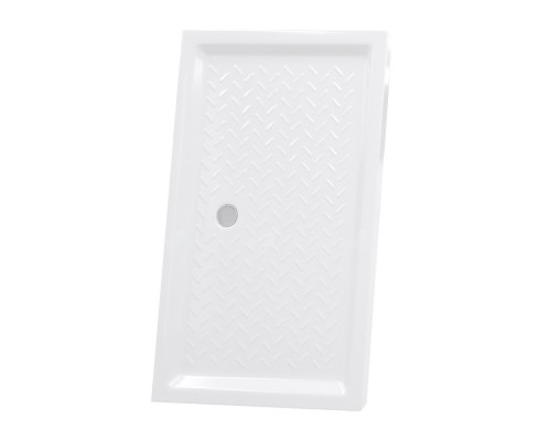 Поддон для душа прямоугольный керамический RGW CR белый Керамические cерия CER (80*100*6) 19170380-01