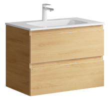 aqwella Тумба под умывальник 75x46 Accent Прямоугольная цвет дерево светлое ACC0175DZ