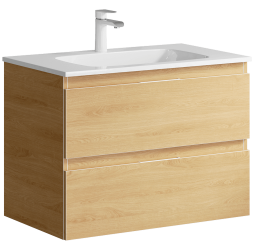 aqwella Тумба под умывальник 75x46 Accent Прямоугольная цвет дерево светлое ACC0175DZ