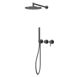 Система для душа скрытого монтажа WHITECROSS Y YSET13GM (оружейная сталь)