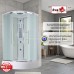 Душевая кабина Avacan EM3090LED AVA 90x90 LED, стекла матовые, профиль хром