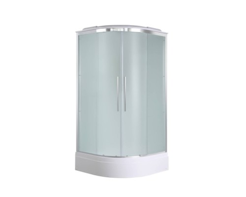 Душевая кабина Avacan EM3090LED AVA 90x90 LED, стекла матовые, профиль хром