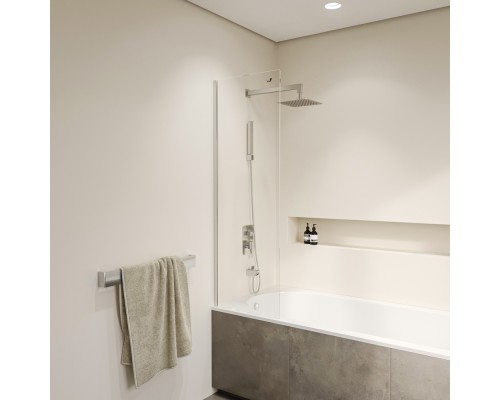 Стационарная шторка на ванну RGW SC-056 40*150 прозрачное стекло 6 мм 351105640-11