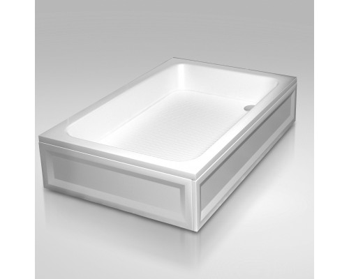 Душевой поддон прямоугольный RGW B/CL-S белый акрил cерия Acryl (80*100) 16180280-51