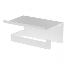 Deante Mokko Bianco Держатель туалетной бумаги с полкой, белый