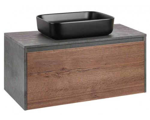 Тумба подвесная Vincea Mesa 1000 T.Oak + Beton VMC-2MS100TB