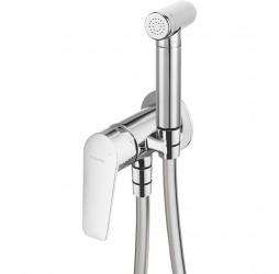 Deante Jasmin Смеситель скрытого монтажа с гигиеническим душем, хром