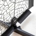 Душевой уголок Avacan PB 90 AVA 90x90 стекла с рисунком, профиль черный