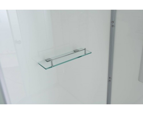 Душевая кабина Avacan D5080N AVA 80x80 без крыши, стекла матовые, профиль хром