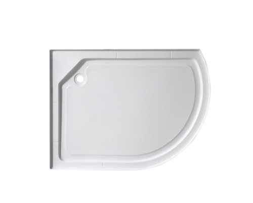 Душевая кабина AvaCan EM2812LLEDT AVA 120x80 левая, LED, стекла прозрачные, профиль хром
