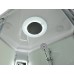 Душевая кабина AvaCan EM2812LLEDT AVA 120x80 левая, LED, стекла прозрачные, профиль хром