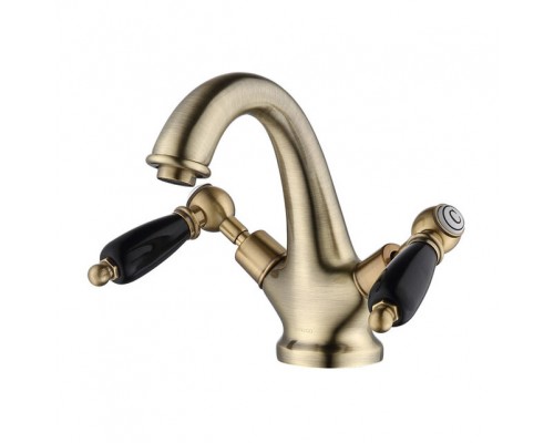 Смеситель для умывальника Caprigo Adria-classic Black Edition 03B-520-VOT