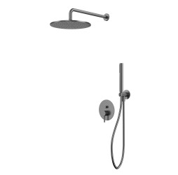 Система для душа скрытого монтажа WHITECROSS Y YSET04GM (оружейная сталь)