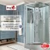 Душевая кабина Avacan A2010 AVA 100x100 стандарт, стекла прозрачные, профиль хром