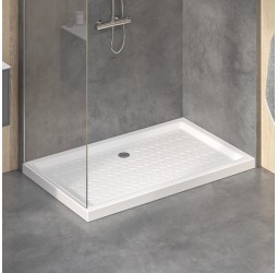 Поддон для душа прямоугольный керамический RGW CR белый Керамические cерия CER (70*120*6) 19170372-01