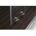 Душевая кабина Avacan EM2811LNT AVA 110x80 левая, без крыши, стекла прозрачные. профиль хром