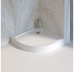 Душевой поддон полукруглый RGW SMC/R W белый cтеклопластик cерия SMC (90*90) 57350499-01