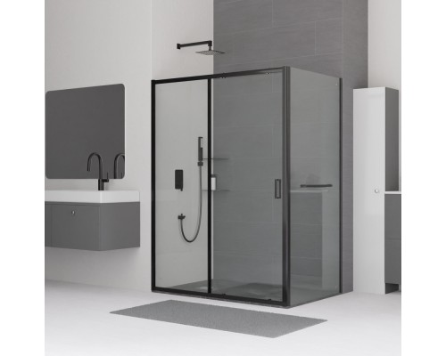 Душевой уголок RGW CL-48-1B (CL-14B+Z-060-1B) прозрачное cтекло цвет профиля 5 мм 32094815